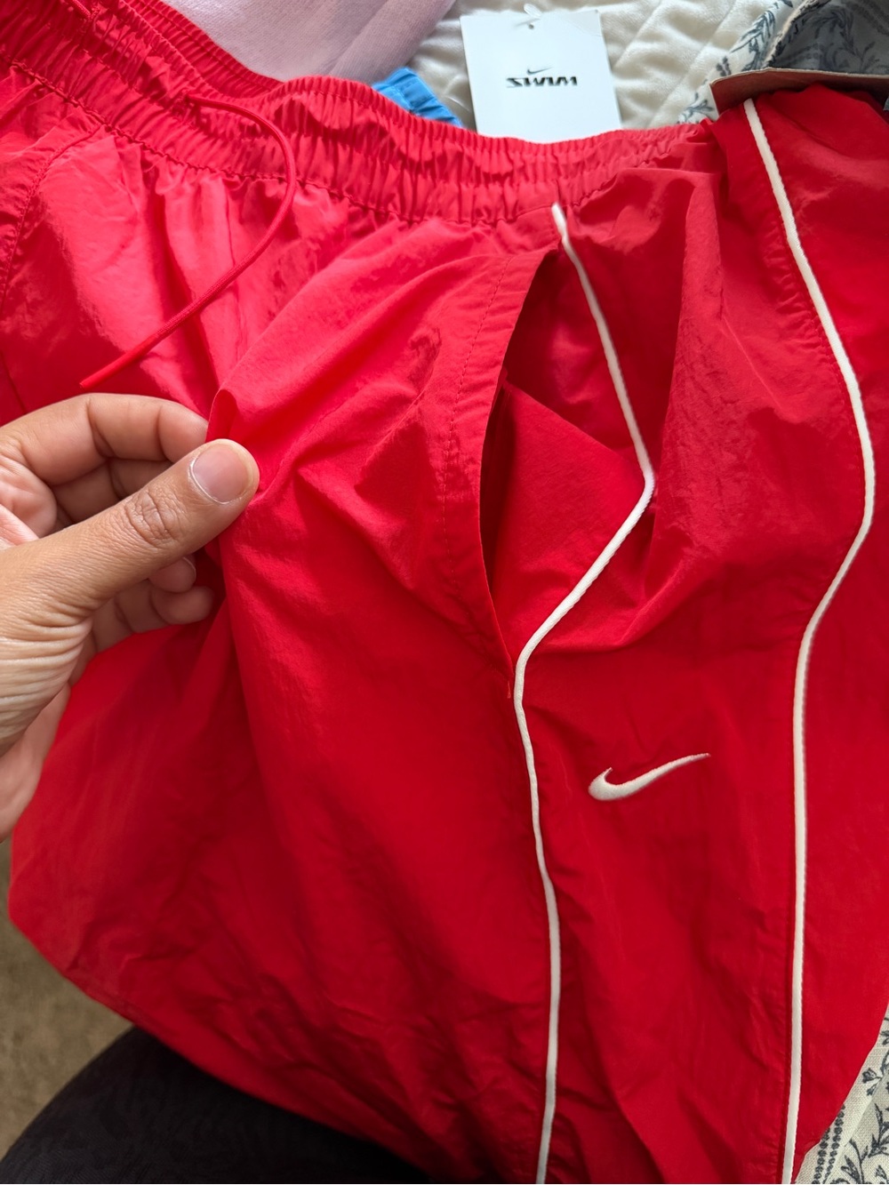 Nike Red Track Pants